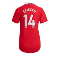 Manchester United Christian Eriksen #14 Fußballbekleidung Heimtrikot Damen 2022-23 Kurzarm